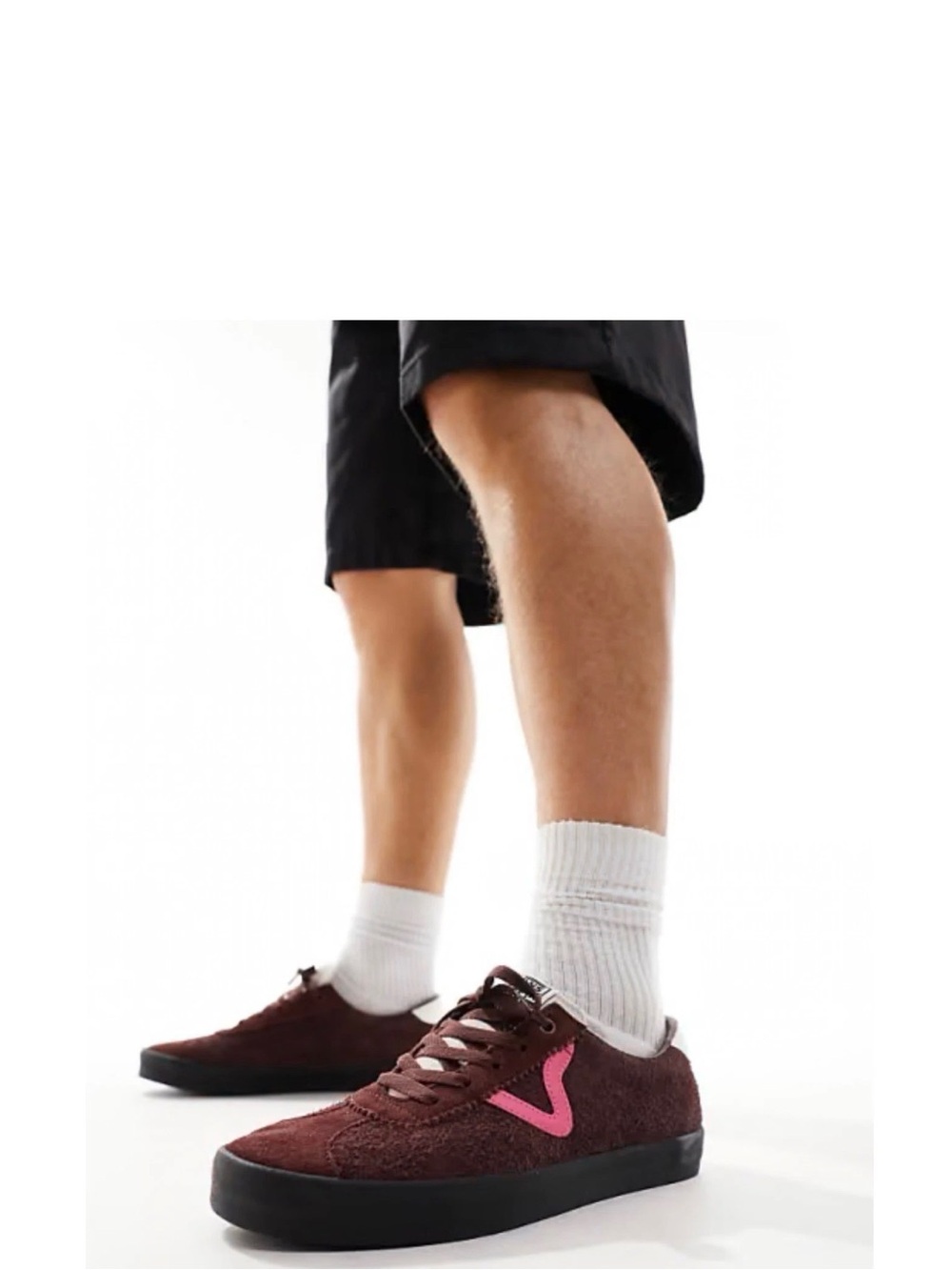 Vans Sport Low Suede Burgundy Skateboarding Retro Streetwear Gorpcore Shoes